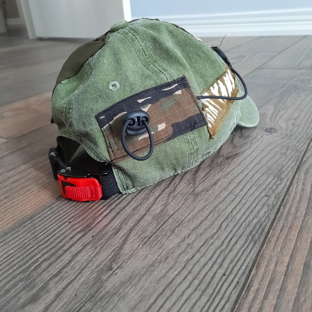 (SOLD)1 of 1 Green Tactical Cap by 𝙎𝙖𝙞𝙣𝙩 𝙔𝙖𝙢𝙨🧞 - Picture 3 of 5